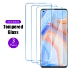 Защитное стекло для OPPO Reno 4 5 6 7 SE Reno4 Z Reno5 Lite Reno6 Reno7 Pro 5G, защитная пленка для экрана Reno 7Pro, закаленное стекло, 3 шт.