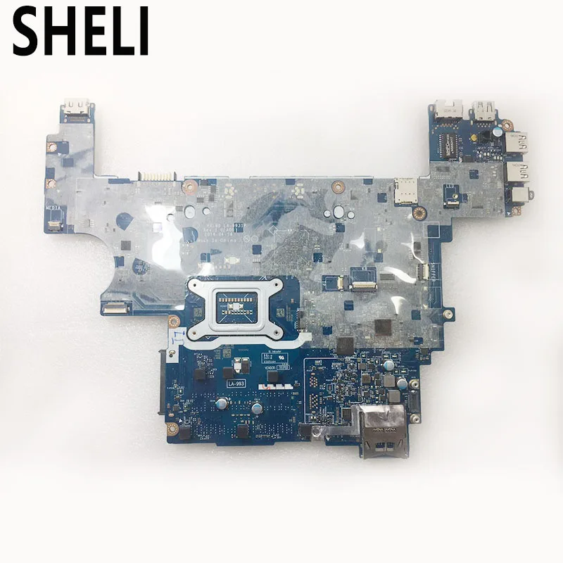 Материнская плата SHELI для ноутбука DELL E6440 материнская CN 085M2V DDR3L VAL90 LA 9933P 100%