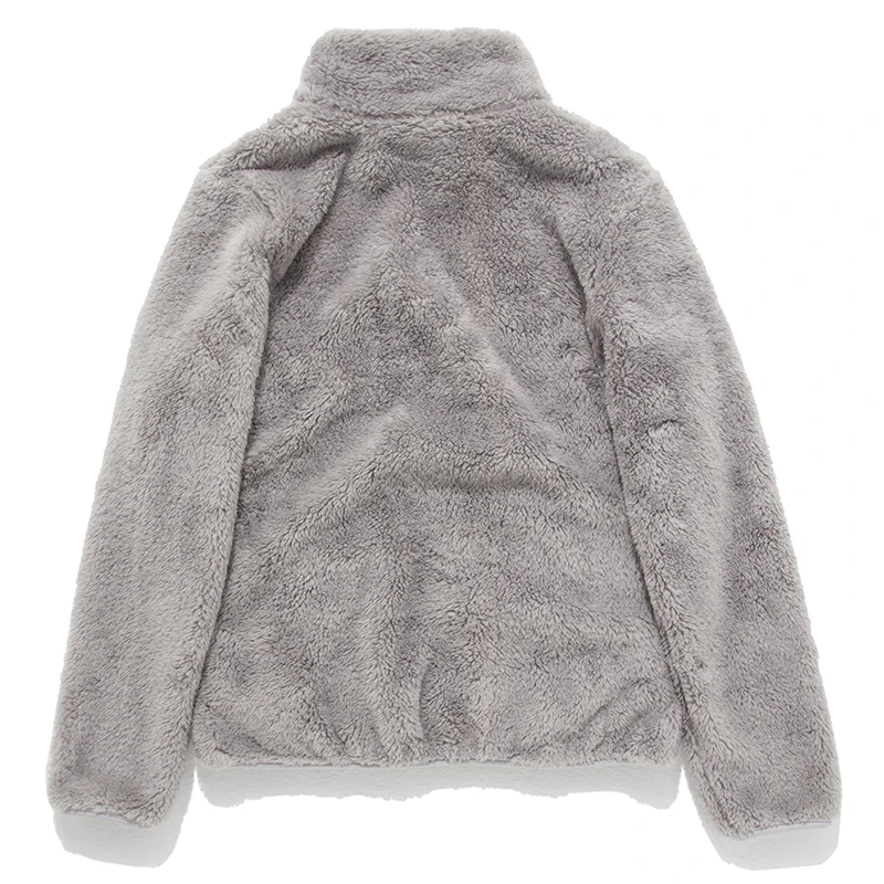 Осенне зимние флисовые куртки для мужчин и женщин из бархата кораллового цвета