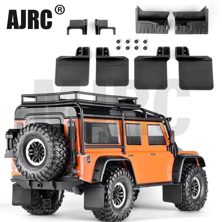 Enlarge 1 Set 4pcs Rubber Front And Rear Fenders Modified Upgrade Accessories For 1/10 Rc Crawler Car Traxxas Trx-4 Trx4 D110 82056-4