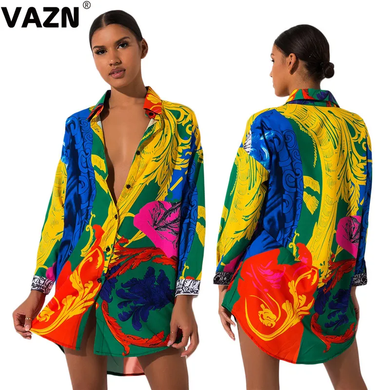 VAZN GKM18033 Новое поступление 2019 летние женские сексуальные пикантные цвета T