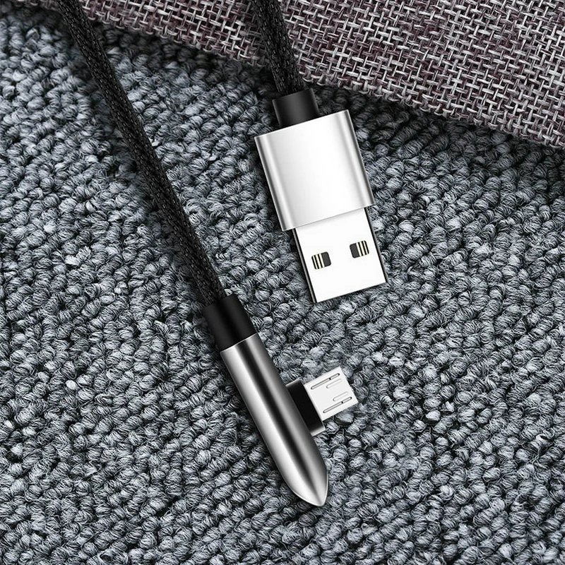 Новый кабель USB Type C 1 м 90 градусов 3 А для быстрой зарядки Samsung S8 S9 S10 PLUS мобильный