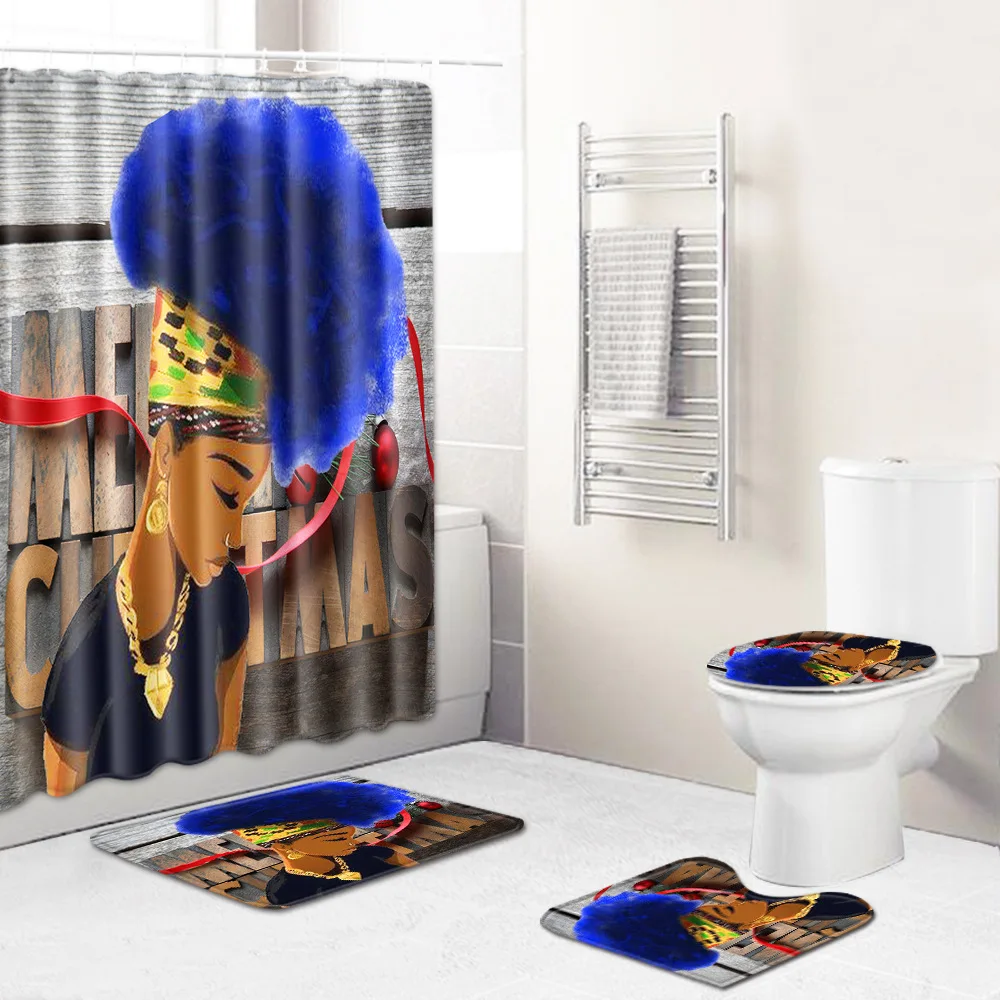 Рождественский коврик для ванной Zeegle Прямоугольный Коврик комнаты