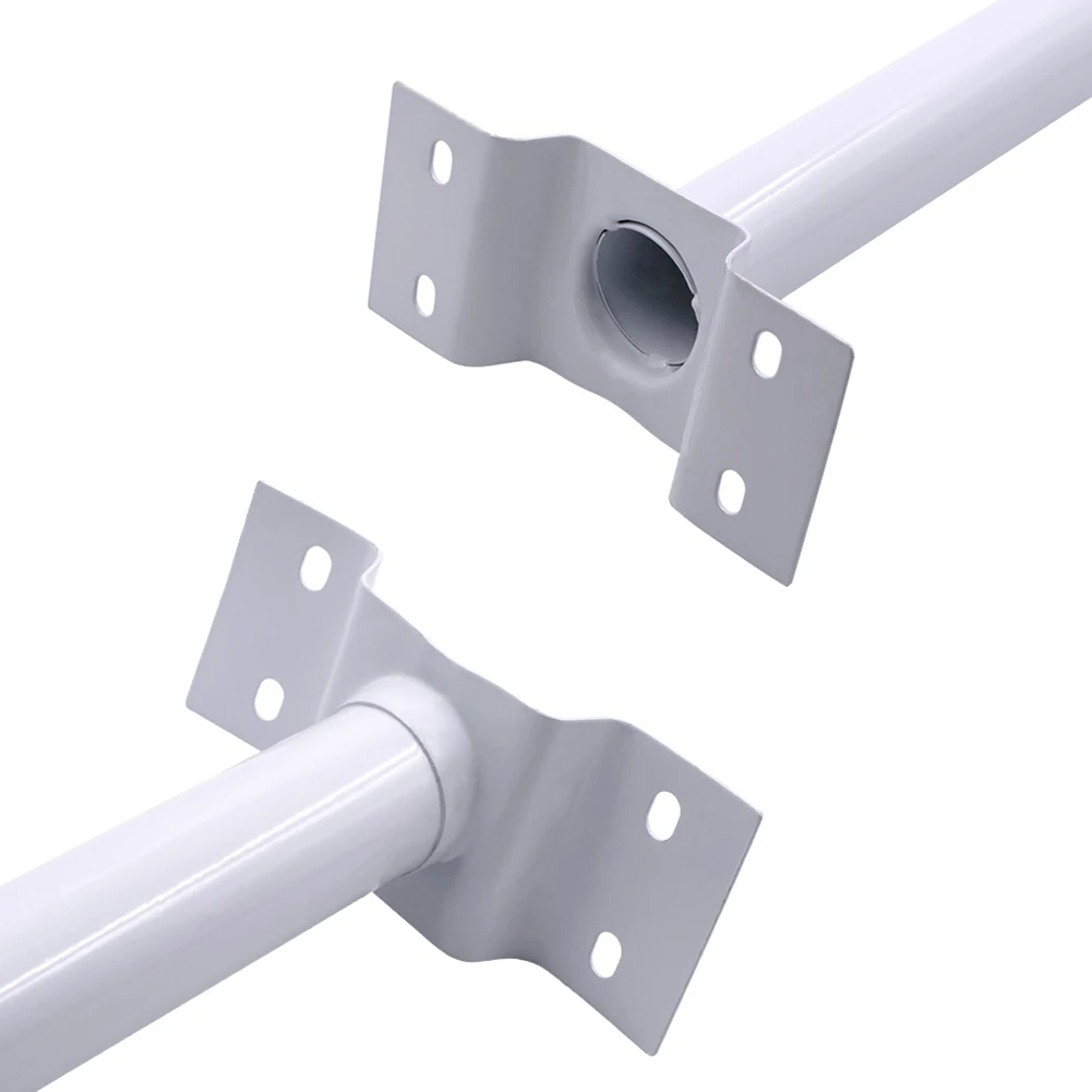 

50CM Street Lamp Pole White LED Solar Street Light Pole Metal Lamp Bracket Black White Outdoor Lighting Garden Wall