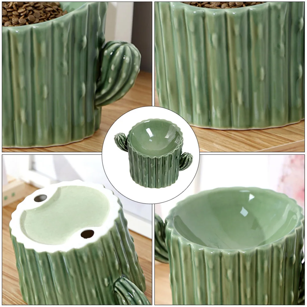 

1pc Ceramic Bowl Pet Feeder Bowl High Food Feeding Bowl Pet Feeding Bowl