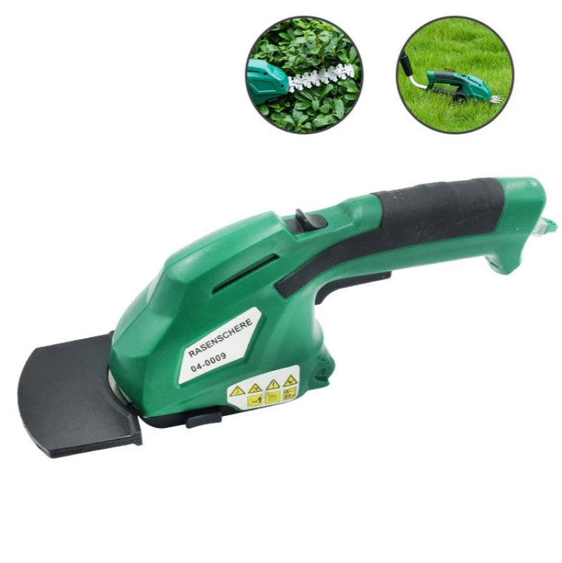 Electric Hedge Trimmer 2 in 1 Cordless Household Trimmer Rechargeable Weeding Shear Pruning Mower