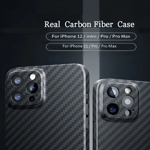 100 real aramid carbon fiber case for iphone 12 mini 11 pro max matte black phone cover compatible magsafe charger free global shipping