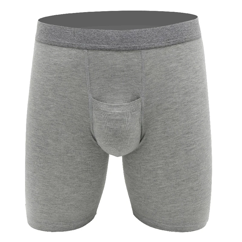 

Men's Modal Soft Men's Underwear Long Boxershort Scrotum Care Capsule U Convex Separation Men Panties Breathable Boxer Shorts