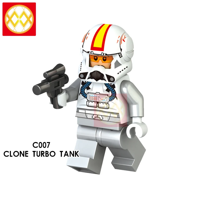 WM411 Scout Troopers Одиночная распродажа Дарт Реван йода красная гвардия Дарт набор Вейдера строительные блоки модели Кирпичи Игрушки - Цвет: Темно-синий