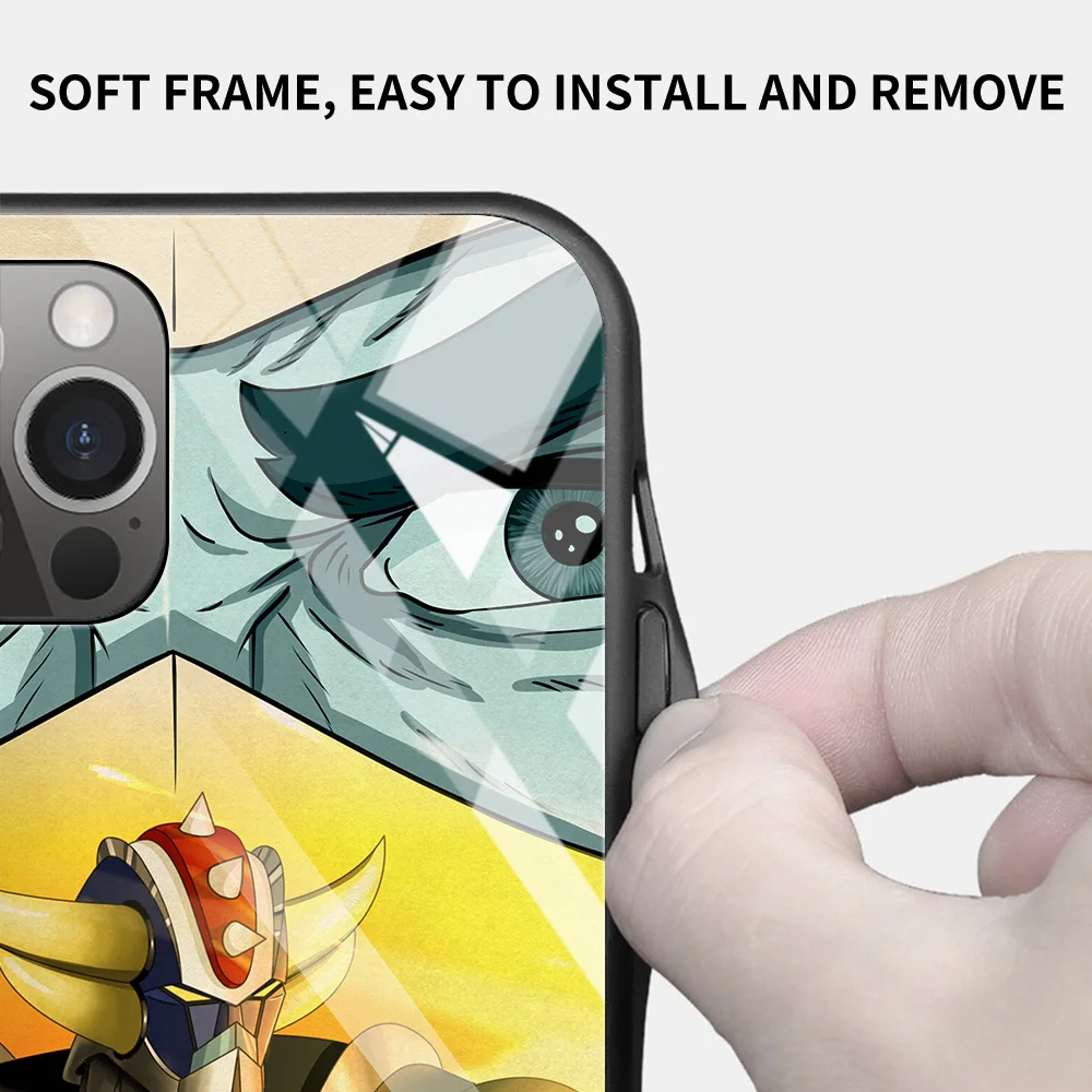 Чехол для телефона из закаленного стекла iPhone 11 12 Pro Max Mini X XS MAX XR 8 7 6s 6 Plus SE 2020 мягкая