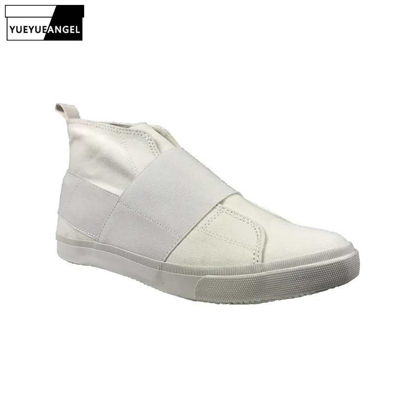 Кроссовки мужские из Вулканизированной Ткани с высоким верхом в стиле ретро