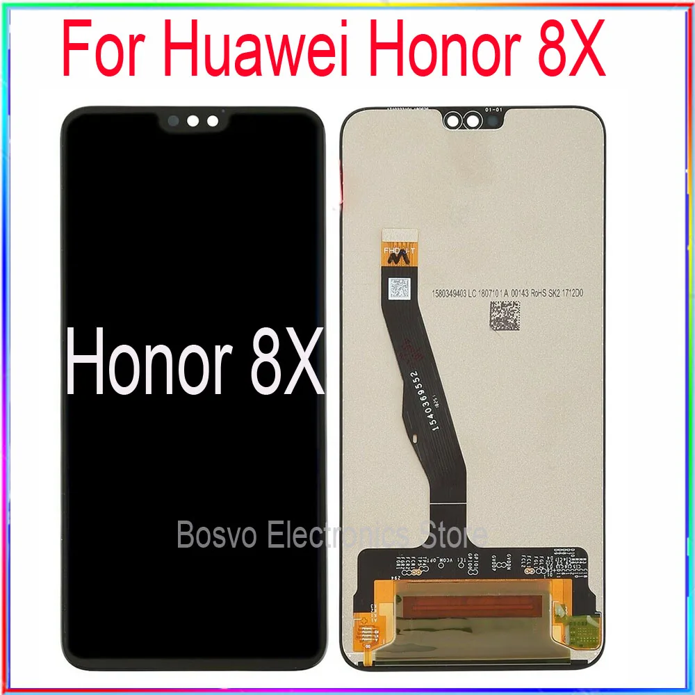 ЖК экран с тачскрином для Huawei Honor 8X Сменные запасные части дисплей в сборе