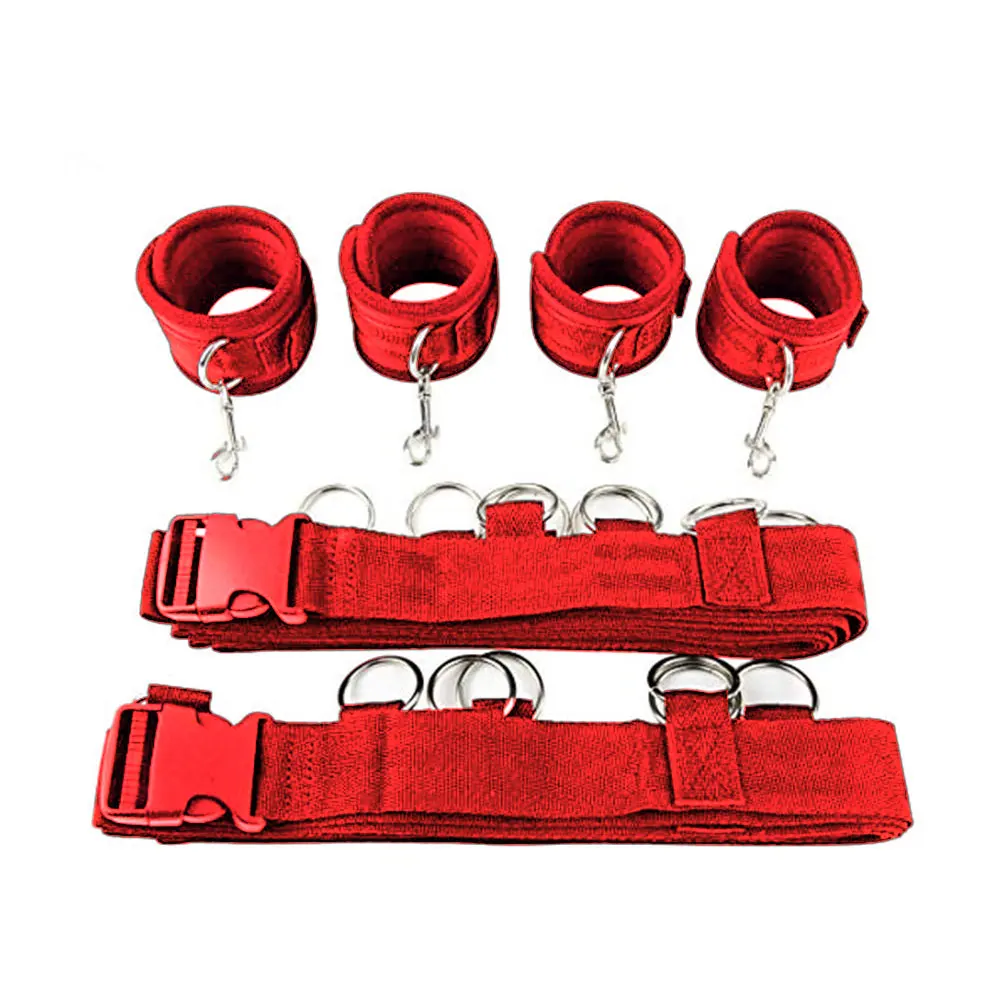 Handcuffs Erotic Under Bed BDSM Bondage Restraint Set System Games No Vibrator Sex Toys For Woman Couples Masturbator | Красота и