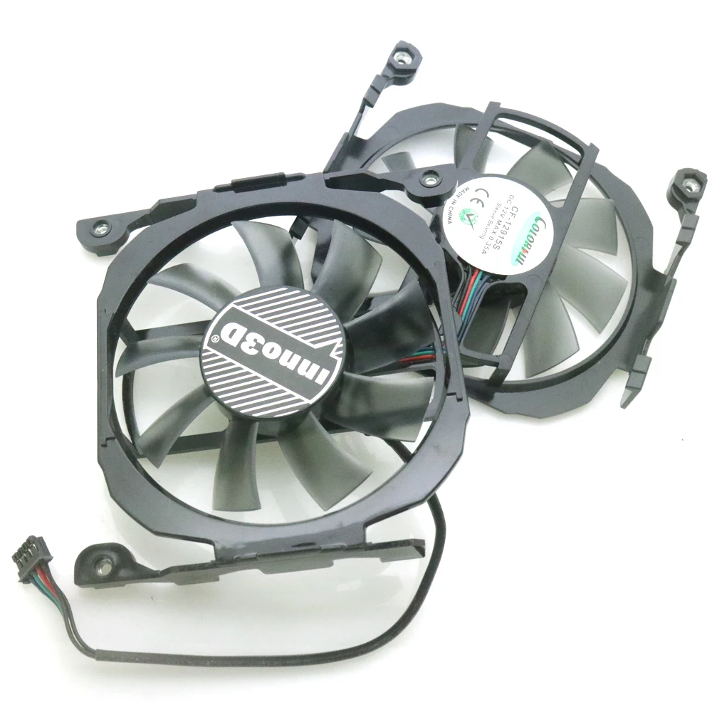 Бесплатная доставка внешний вентилятор VGA для видеокарты Inno3D 260 GTX 750ti GTX660 GTX660ti 750 12