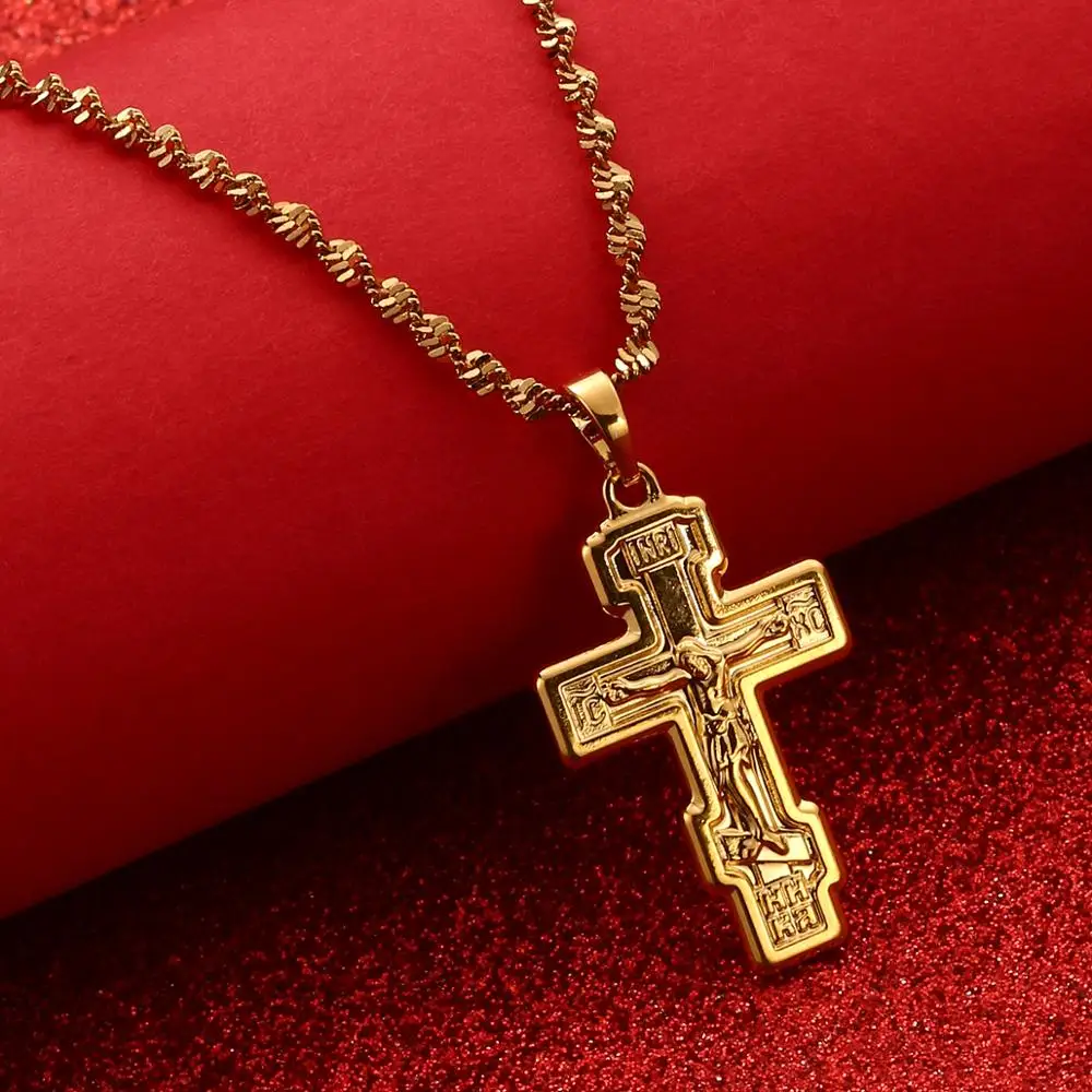 Женская цепочка с подвеской Мужская распятием | Украшения и аксессуары