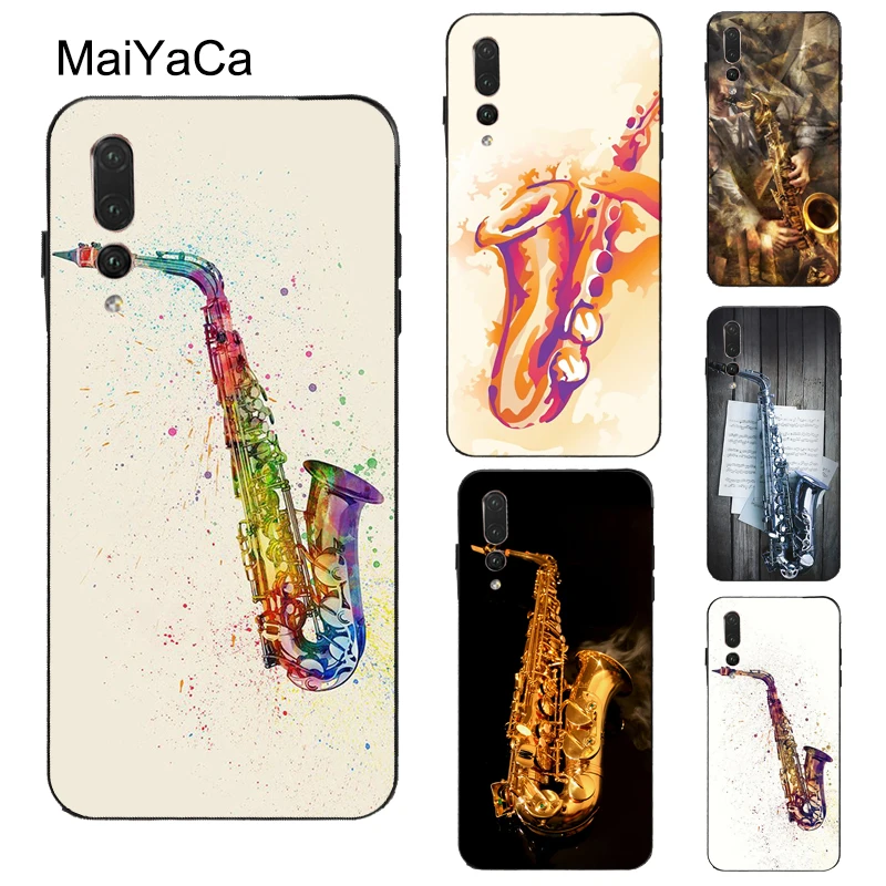 MaiYaCa саксофон акварельные чехол для Huawei Честь 10i 7A Pro 7C 8A 8C 8S 8X 9X 9 10 Lite 20 Nova 5T Y6 Y9 Y7 2019 |