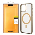 Магнитный Жесткий чехол с покрытием для беспроводной зарядки для iPhone 13Pro Max 13, прозрачная задняя крышка для iPhone 13Pro 12 Macsafe