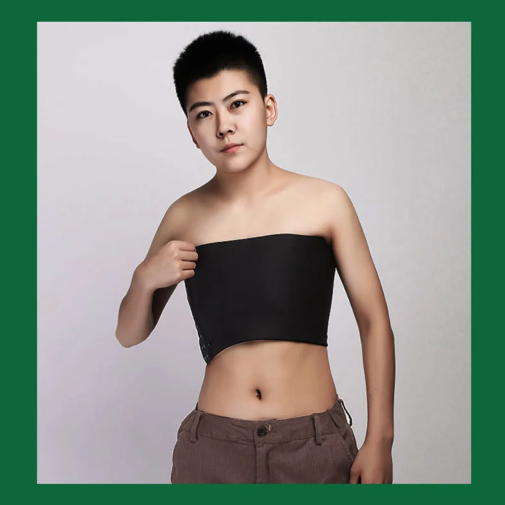 Сексуальный однотонный бюстгальтер на бретельках для мальчиков с надписью Tom boy