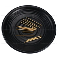 20 100 pcs brass round tube bar component finding for women jewelry making 30mm 40mm 50mm bar metal pendant lots supplies 1 hol