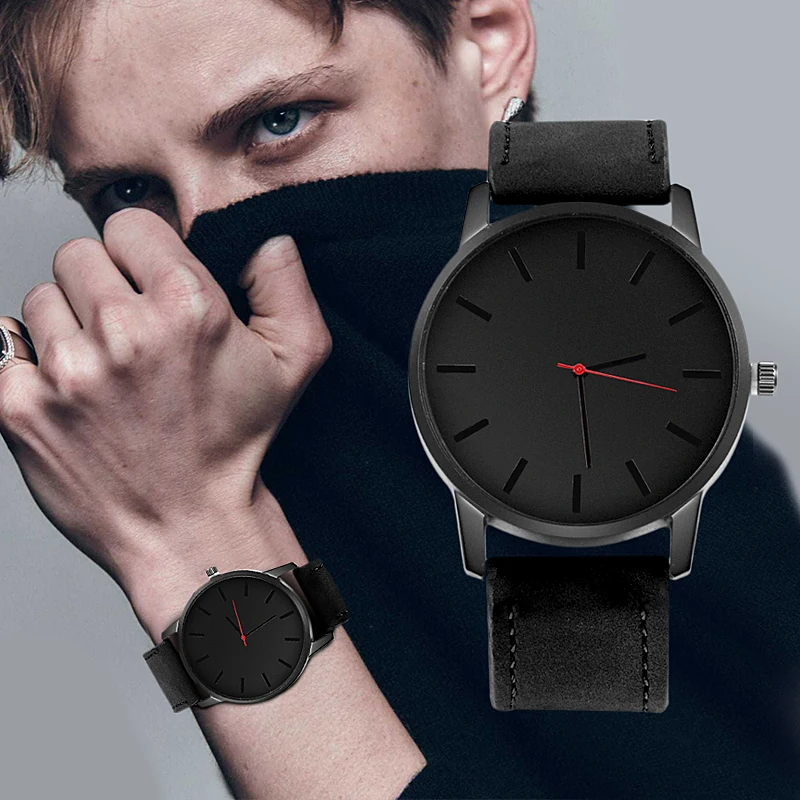 

Relogio Masculino Men's Watch Fashion Leather Quartz Watch Casual Sports Watches Men Luxury Wristwatch Hombre Hour Male Clock