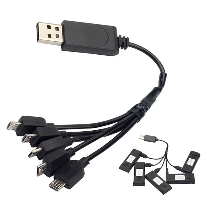 1 для 5 зарядное устройство мульти-зарядка Visuo Xs809 Xs809w Xs809hw кабель Rc Дрон части |