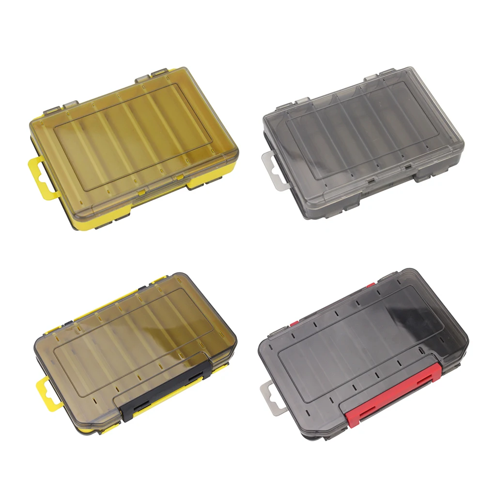 

Squid Jigs Box Fishing Lure Hook Accessaries Container 12/14 Compartments Case