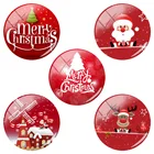 Новогодний Декор TAFREE, аксессуары сделай сам, 12 мм15 мм16 мм18 мм20 мм25 мм, фурнитура для изготовления рождественских стеклянных искусственных элементов, CM389