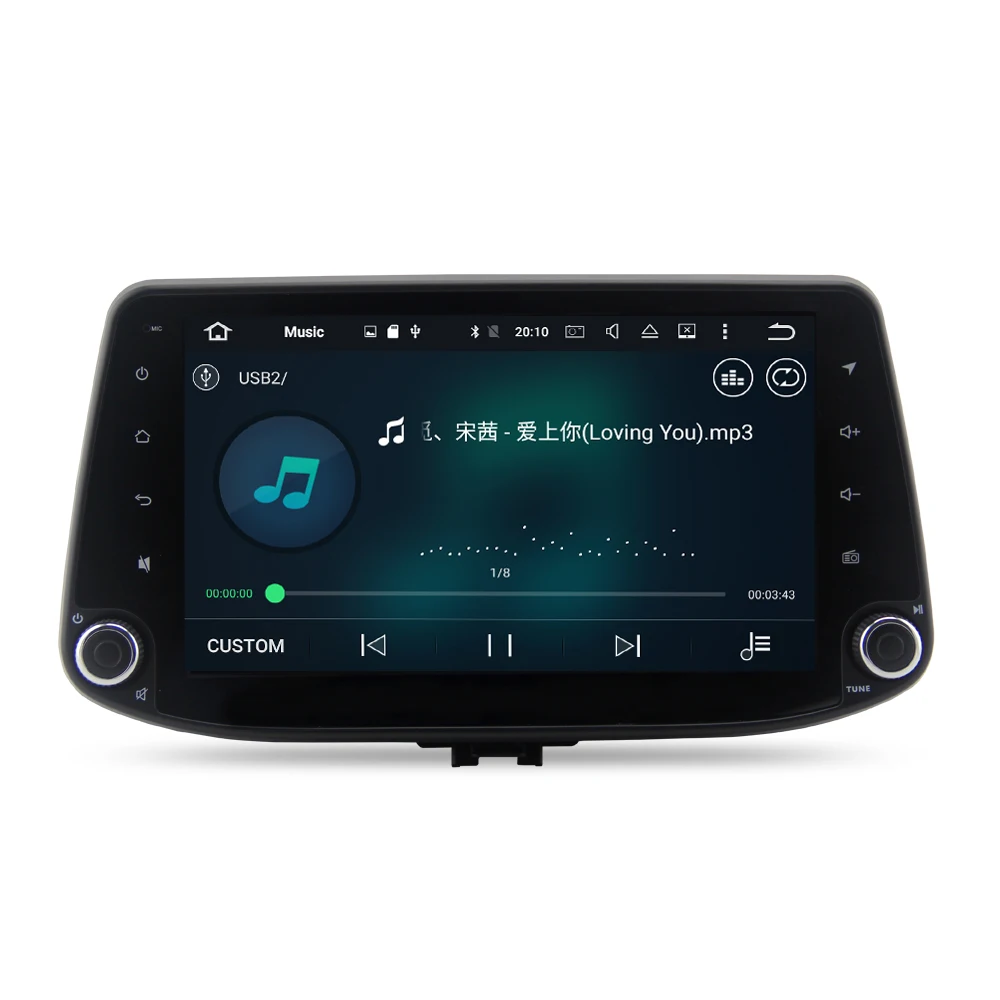 Автомагнитола на Android 9 0 DVD стерео GPS мультимедийный проигрыватель для Hyundai i30 2016 2017