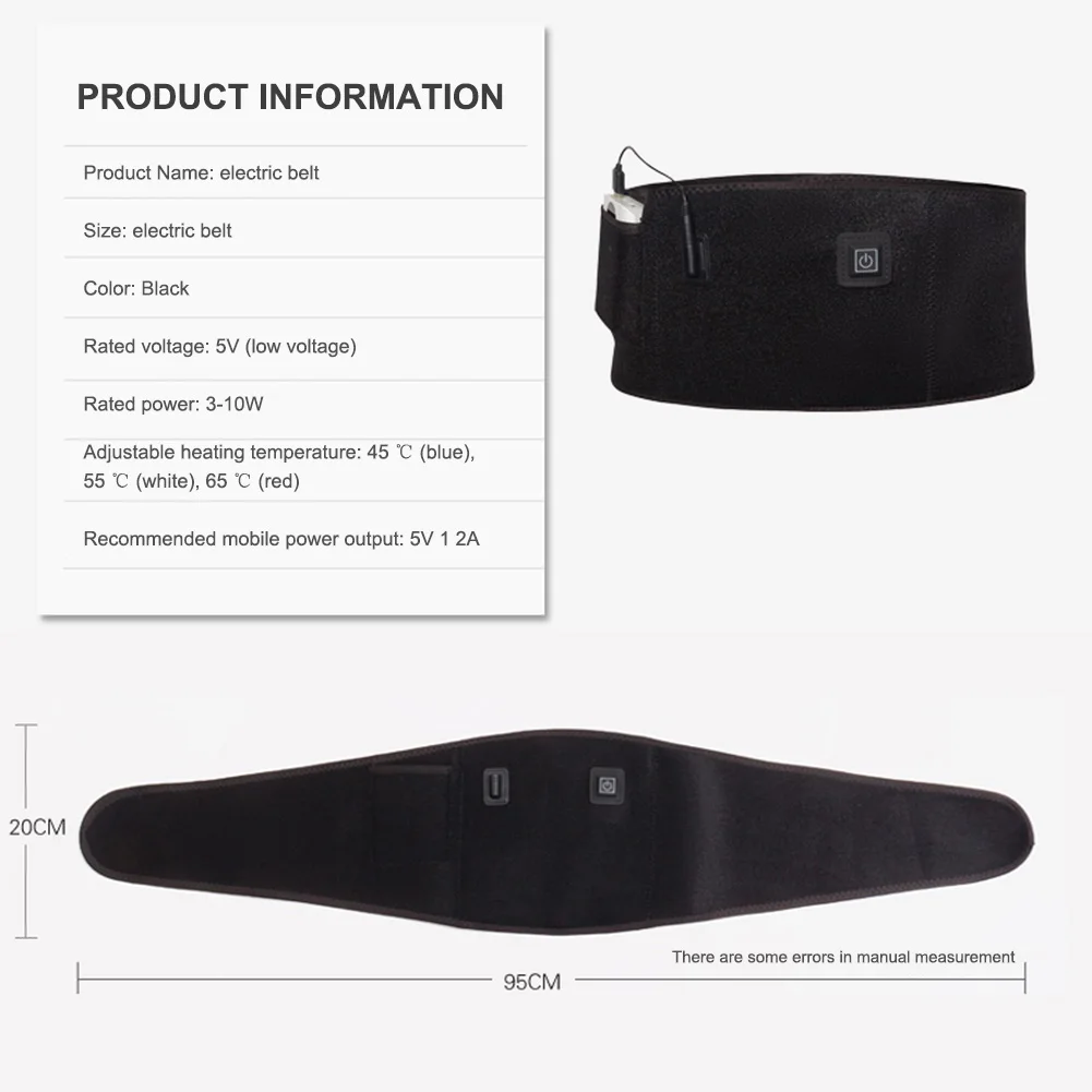 

Adjustable Waist Tourmaline Self heating Magnetic Therapy Back Waist Support Belt Lumbar Brace Massage Band Health Care Magnetic
