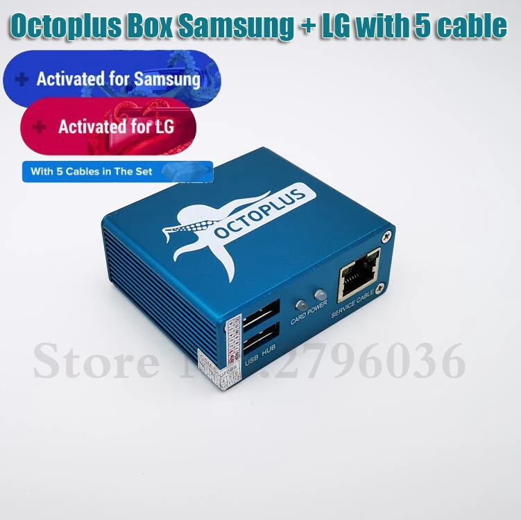 2021 Оригинал Octopus box/осьминог Box для Samsung LG + 5 кабели SAM разблокировать флэш память ремонта мобильный