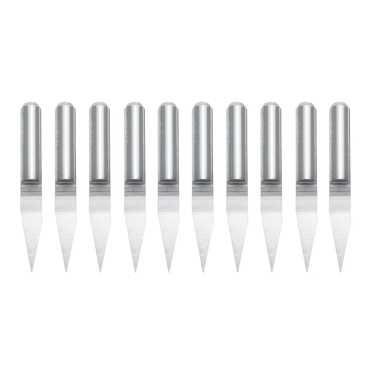 10 шт. набор гравировальных бит из карбида хвостовика 3 175 мм с наконечником 20