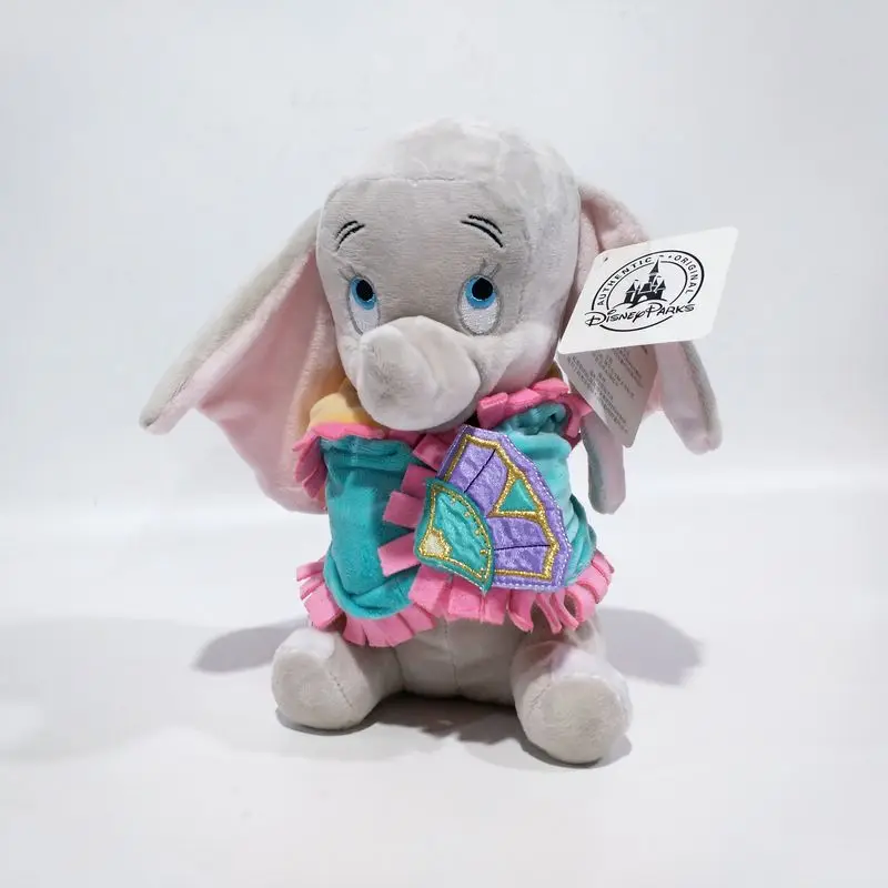 

New Hot Disney Cartoon Dumbo Baby Blanket Plush Toy Kawaii AnimalBig Eared Elephant Soft Stuffed Doll Kids Gift 25cm
