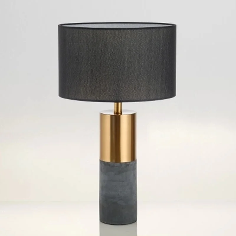 Современная светодиодная настольная лампа с бетонным покрытием напольный