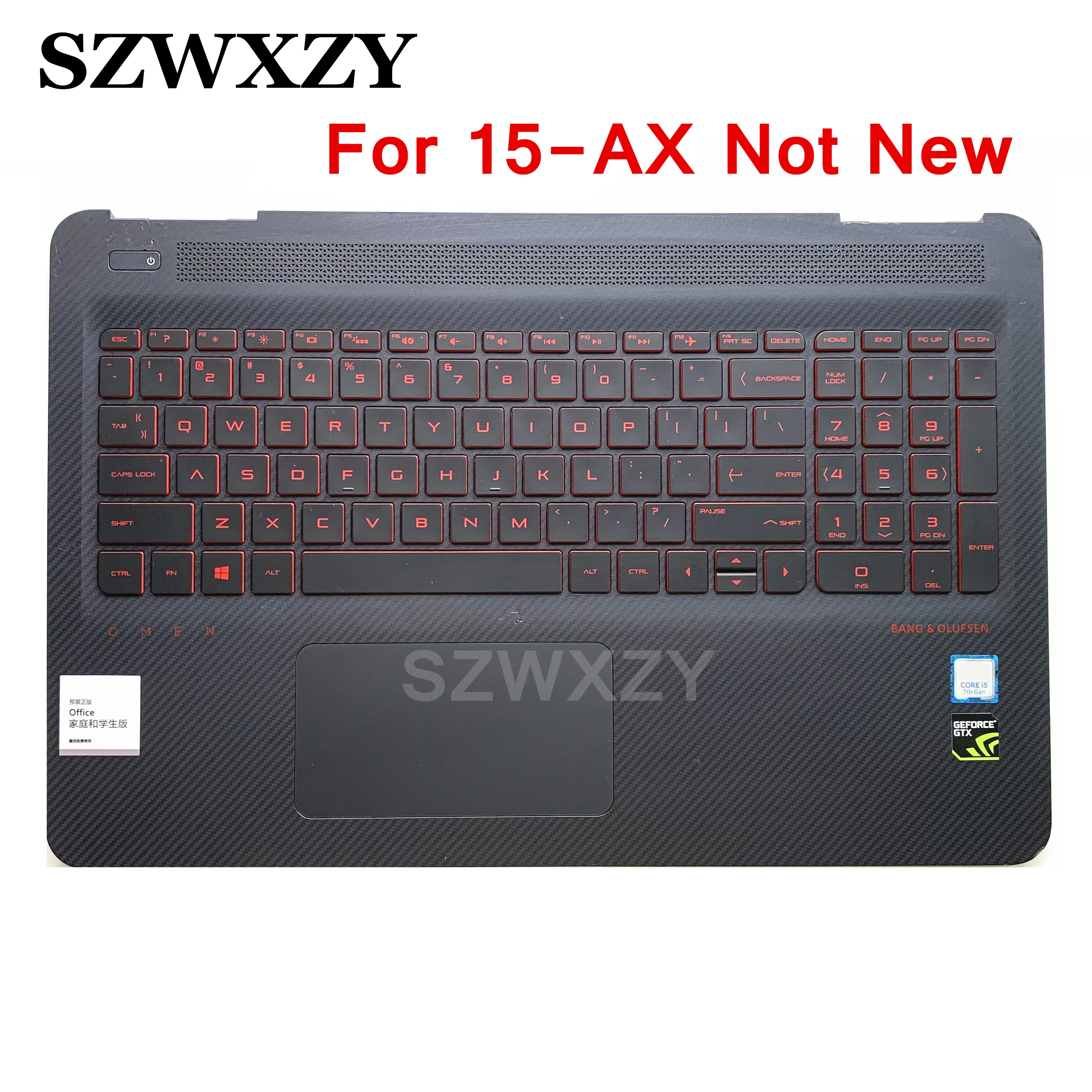 95% Новинка 859735 001 для HP OMEN 15 AX AX020CA AX100 AX200 чехол рук верхняя крышка подсветка