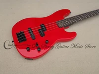 order booking 4 strings electric bass guitarprec bassred basswood bodyblack neck blac headfree delivery