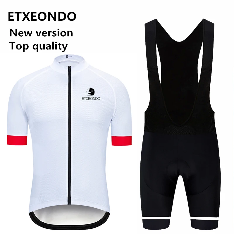 Новая версия! Профессиональная одежда для велоспорта Etxeondo, летний мужской костюм с коротким рукавом для велоспорта, Быстросохнущий комплект из Джерси для велоспорта, 7 цветов