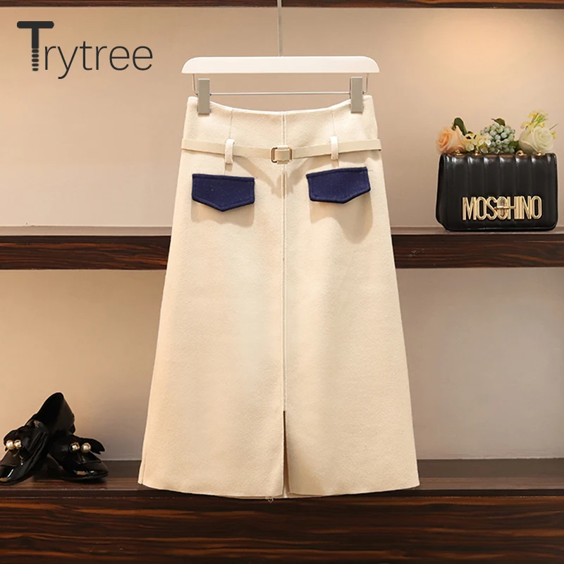 Trytree/осенне-зимний комплект из двух предметов повседневный Свободный Топ с