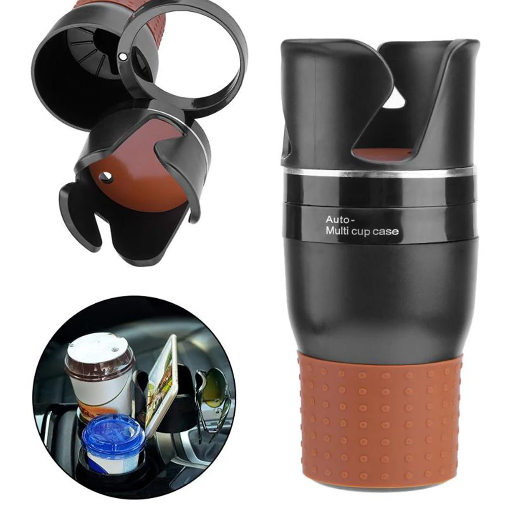 

4 In 1 Car Water Cup Holder Universal Multi-Function Water Cup Mobile Phone Holder Storage Fixed Bracket Auto Supplies