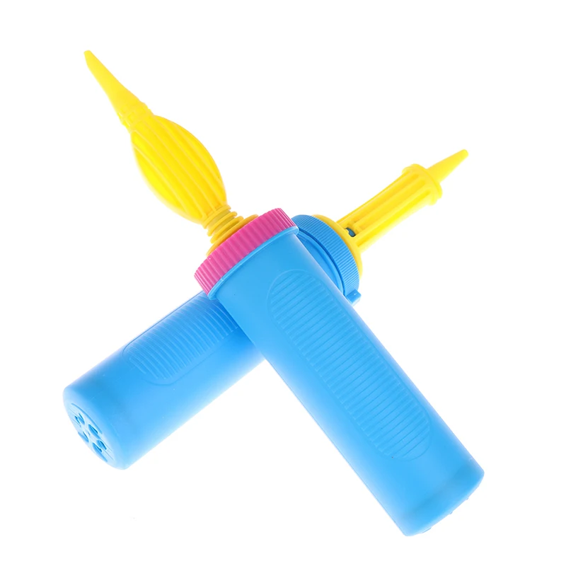 1 шт. насос для воздушных шаров Пластик ручной иглы мяч вечерние надувания
