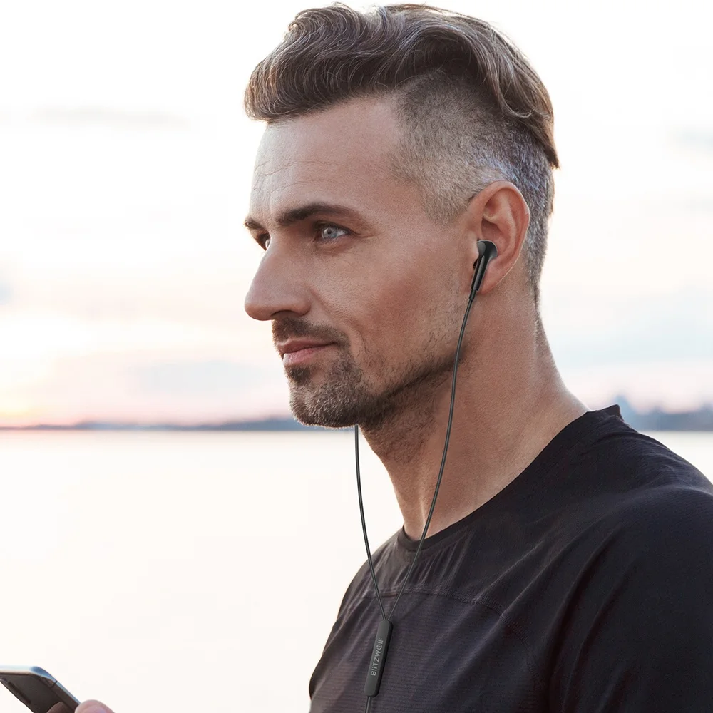 

BlitzWolf BW-ES7 In-ear Wired Earphone 3.5mm Jack Powerful Bass Earphone Sports Earbuds with Mic Dynamic Driver High Sensitivity