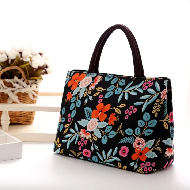 

Canvas Waterproof Floral Printing Women Coin Purse Organizers Wallets Money Bag Female Phone Pouches Bolsos Bolsas for Girls