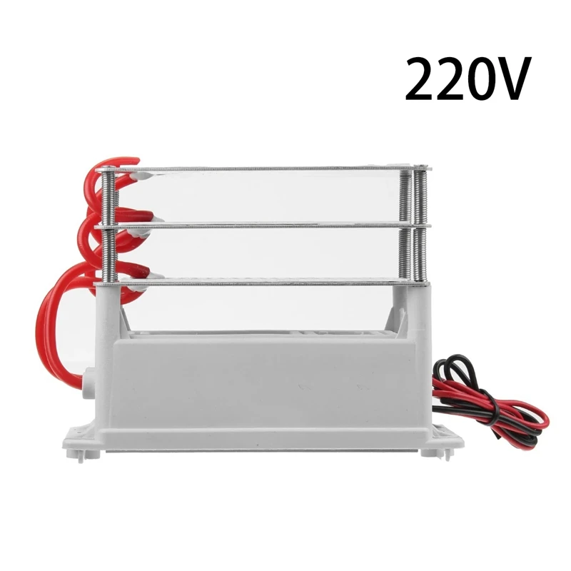

18G Portable Ceramic Ozone Generator Three Integrated Long Life Ceramic Plate Ozonizer Air Water