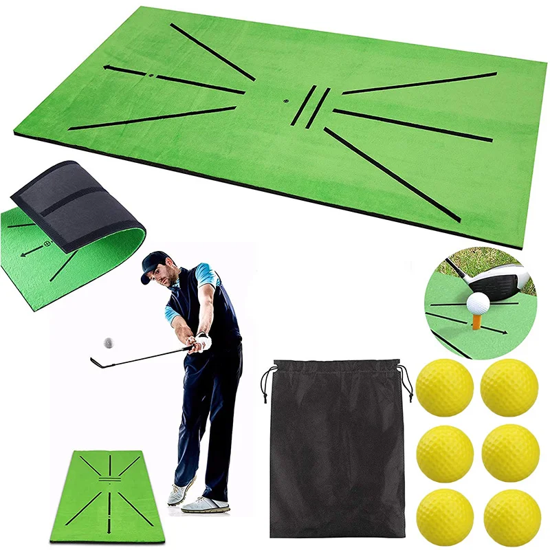 

Outdoor Golf Training Swing Detection Mat Batting Golfer Garden Grassland Practice Training Equipment Mesh Aid Cushion Golf Tool