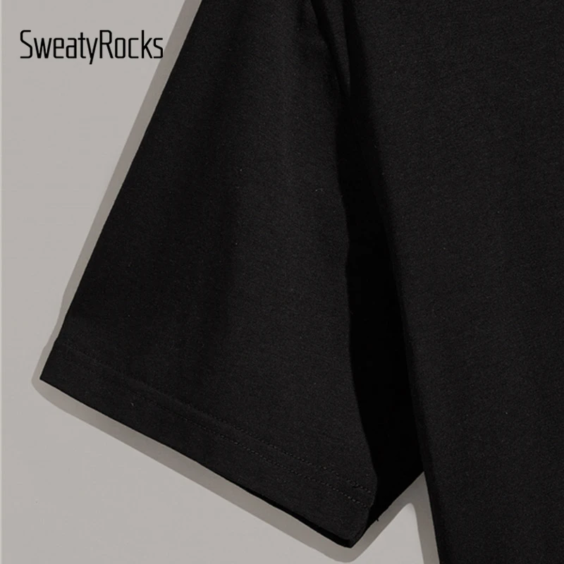 SweatyRocks, мужской топ с цветными блоками, уличная одежда, мужские футболки, мода, летние повседневные мужские футболки с коротким рукавом и топы