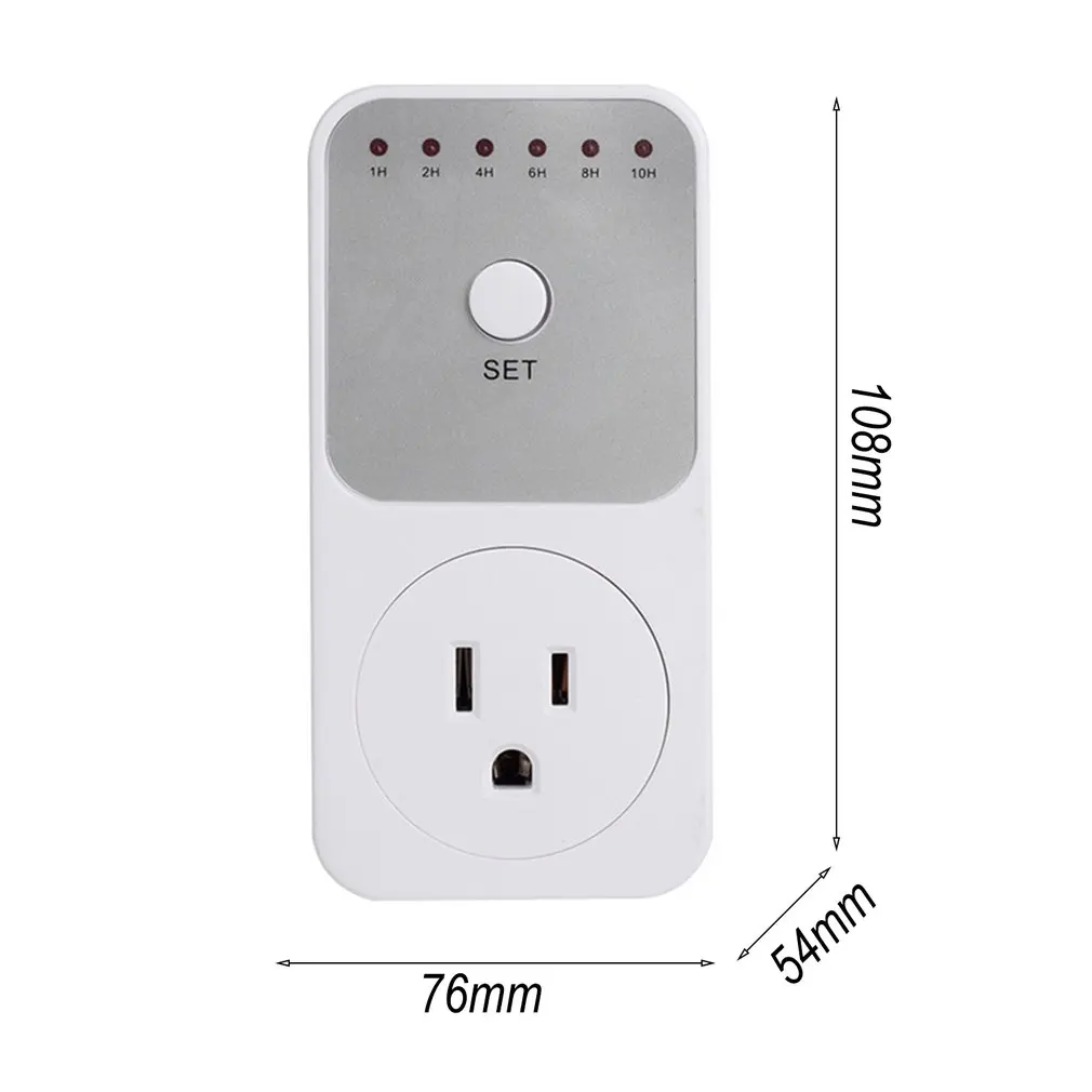 

Mini LED 120V 15A 1h-10h Countdown Timer Switch Socket Outlet Plug-in Time Control for Kitchen Electric Appliance US EU AU Plug