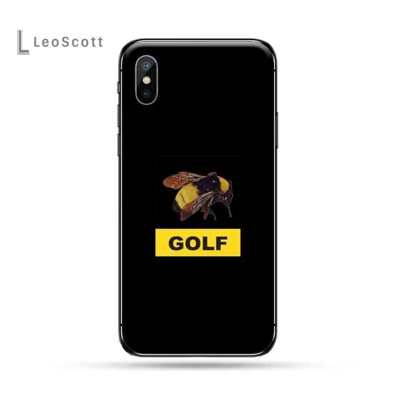

Rapper tyler the creator GOLF bees Phone Case for iPhone 11 12 mini pro XS MAX 8 7 6 6S Plus X 5S SE 2020 XR