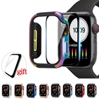 Чехол для apple watch, чехол 44 мм 40 мм из ТПУ и алюминиевого сплава, Ультратонкий чехол с полной защитой, аксессуары для iwatch Series SE 6 5 4 7 45 мм 41 мм