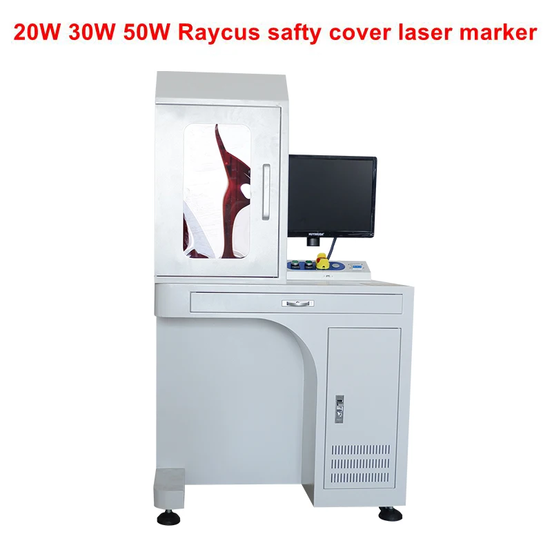Закрытая машина для маркировки Волоконным лазером мощностью более 50 Вт