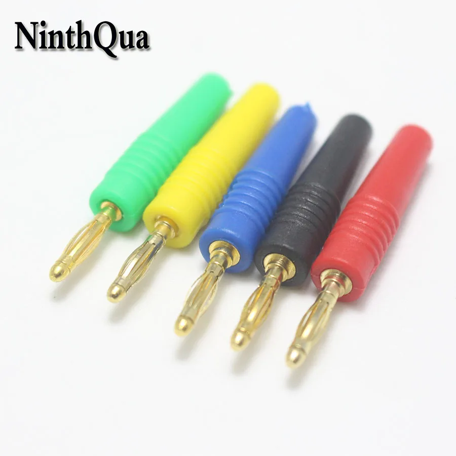 1 шт. 2 мм вилка типа банан аудиокабель усилителя динамика провод питания винтовой
