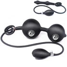 Анальная пробка и Анальная пробка, огромный надувной массажер простаты, Вагинальный Анальный расширитель с бусинами, Анальная пробка, металлические шарики, интимные игрушки для мужчин и женщин и геев